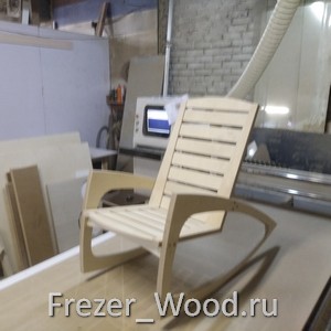 Кресло качалка из фанеры на заказ